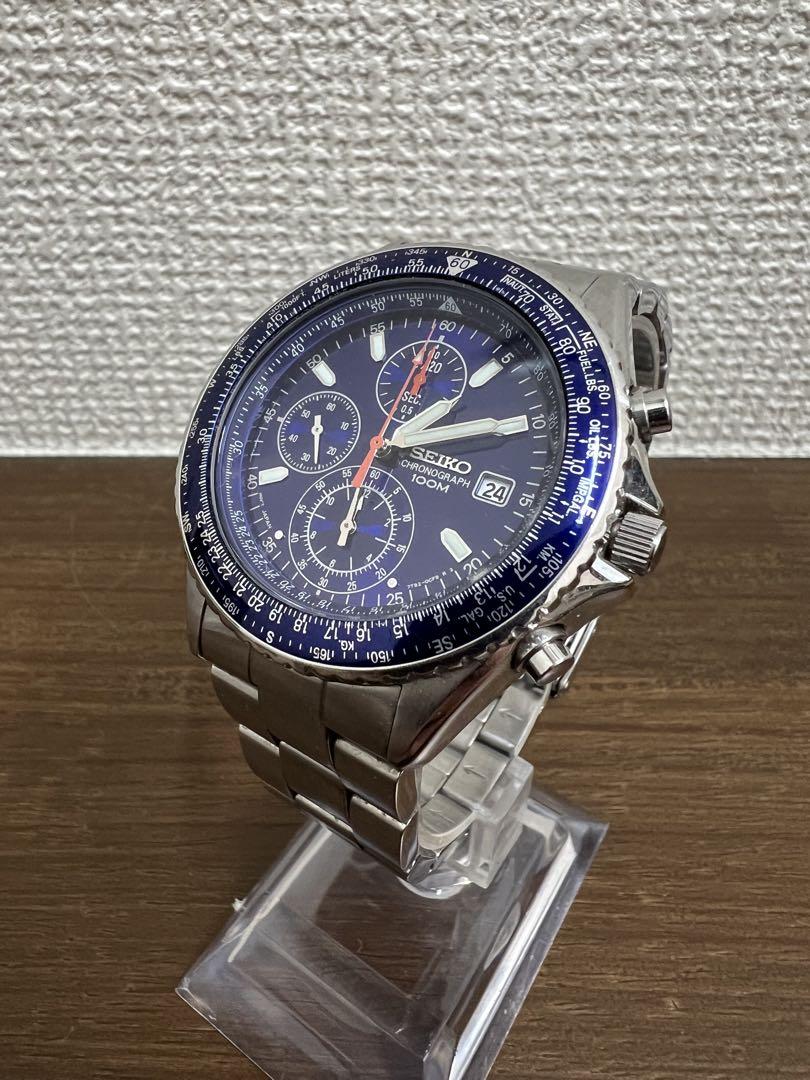 SEIKO セイコー パイロット クロノグラフ 腕時計 7T92-0CF0 楽天市場】【SEIKO/セイコー】 7T92-0CF0 クロノグラフ 腕時計