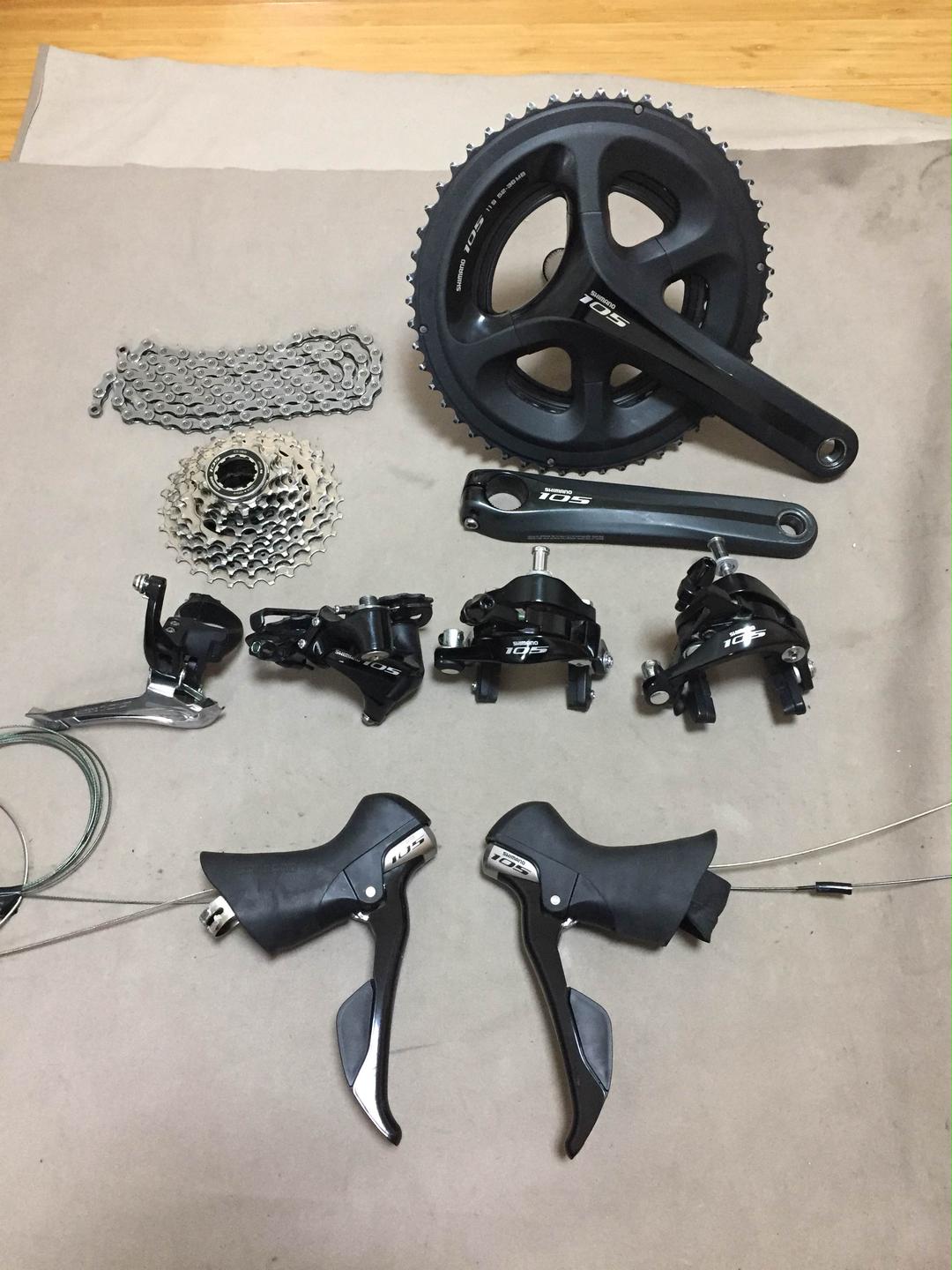 105 r5800系 コンポーネントセット Shimano 105 R5800 コンポセット - メルカリ