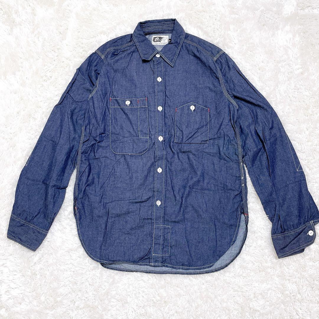 ENGINEERED GARMENTS インディゴデニムシャツ　長袖シャツ S Engineered Garments シャツ S シャンブレー 長袖 - メルカリ