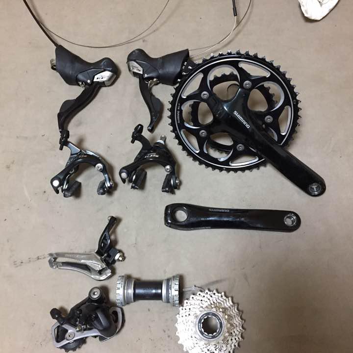 【ねこもち】105コンポセット　5800、7000MIX シマノ105 セット （5700 5800ミックス） （Shimano 105 驚け