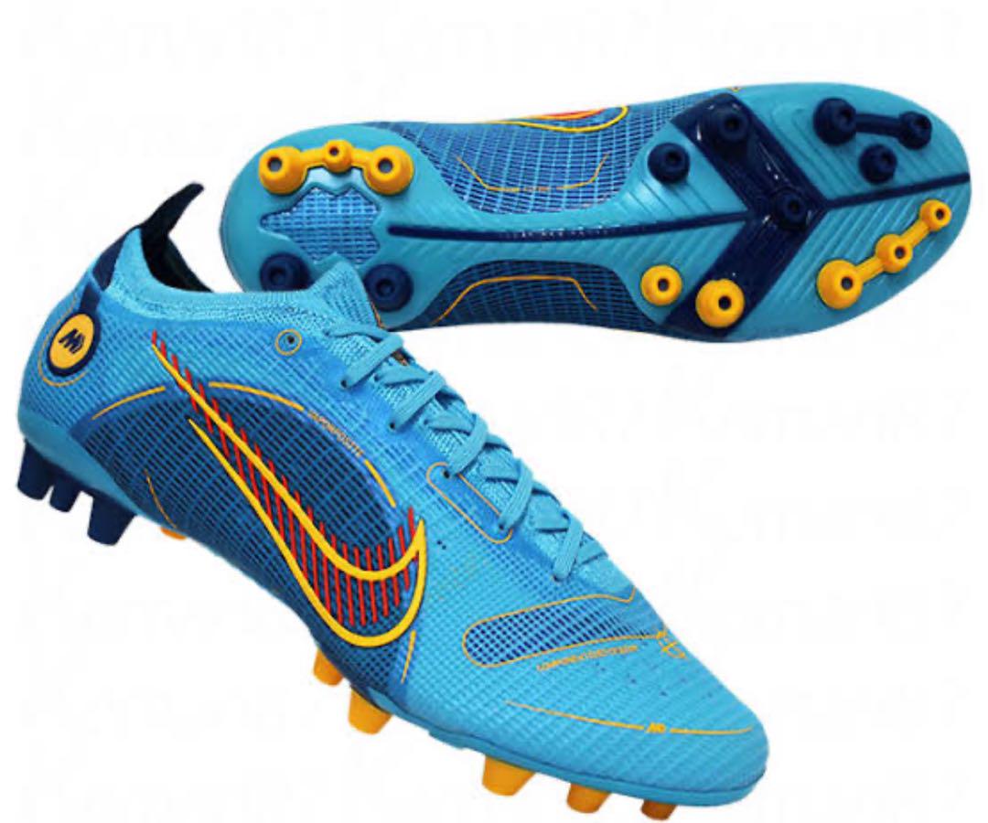 【美品】NIKE マーキュリアル ヴェイパー 14 エリート AG NIKE ナイキ ヴェイパー 14 エリート AG(レッド×シルバー