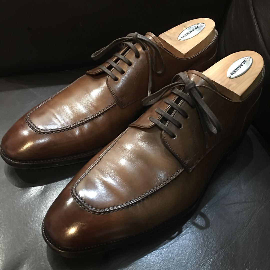 未使用級 YANKO（ヤンコ）Uチップ シボ革 ブラウン 26cm 美品✨YANKO ヤンコ Uチップ シボ革 ブラウン UK7.5 - メルカリ