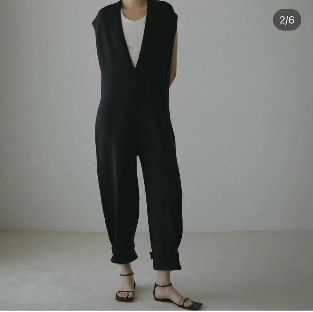 完売品】ETRE TOKYO ベルテッドへムニットオールインワン M