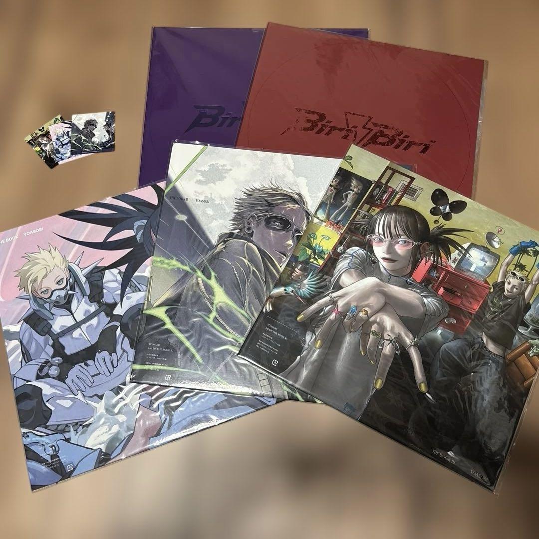 【新品未開封】YOASOBI「THE BOOK」他アナログ5枚+ステッカーセット 新品未開封】YOASOBI「THE BOOK」他アナログ5枚+ステッカー