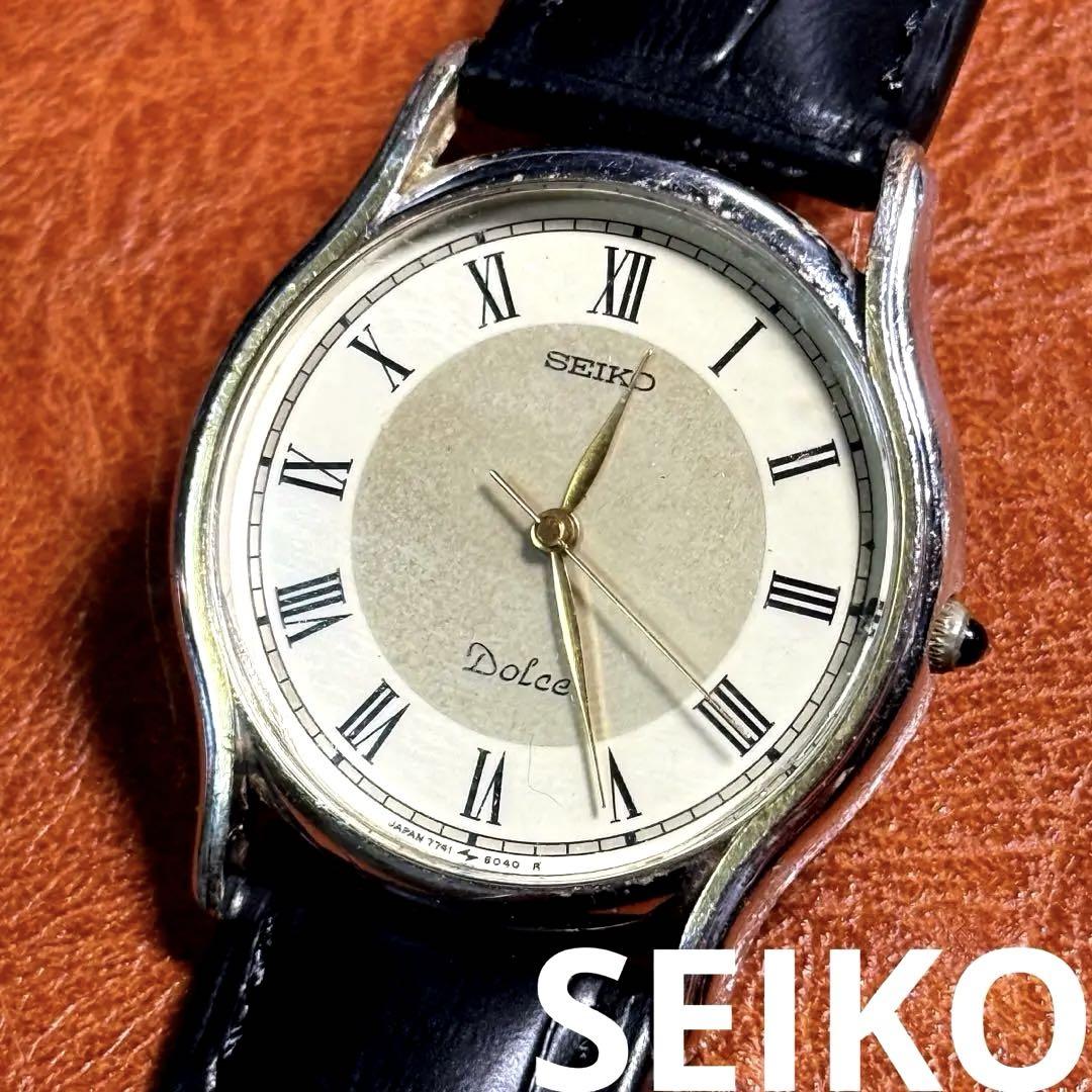 A43 希少 稼動品 SEIKO DOLCE 80年代ヴィンテージ ローマン A43 希少 稼動品 SEIKO DOLCE 80年代ヴィンテージ ローマン(A22