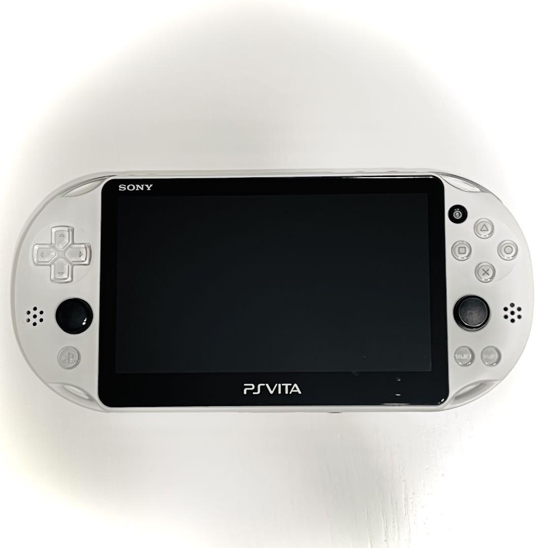 PlayStation Vita - PS Vita PCH-2000 ホワイト メモリーカード8GB SONY PS VITA PCH-2000 Wi-Fiモデル 本体 すぐ遊べるセット 純正