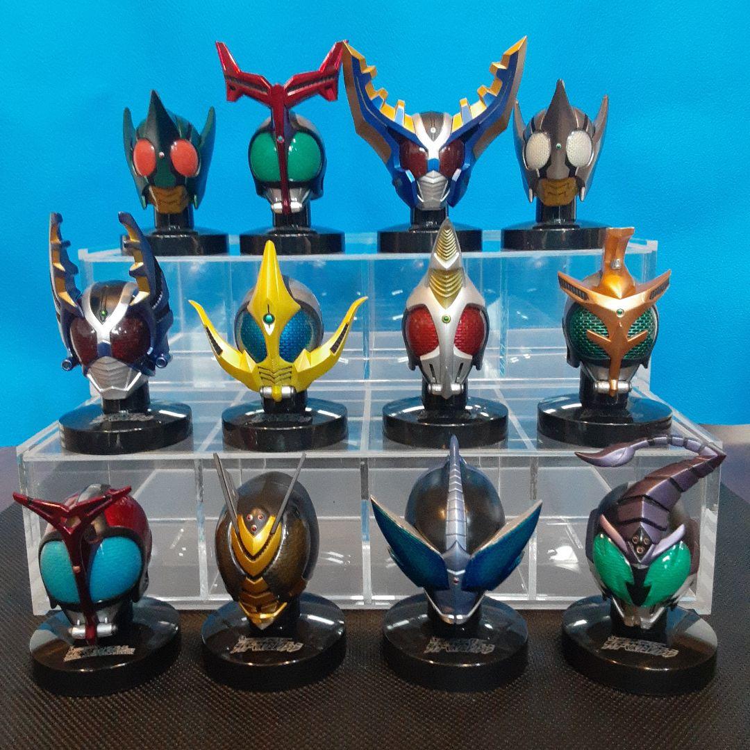 ライダーマスクコレクション　仮面ライダーカブト　ハイパーガタック含む計13点 ライダーマスクコレクション 仮面ライダーカブト ハイパー