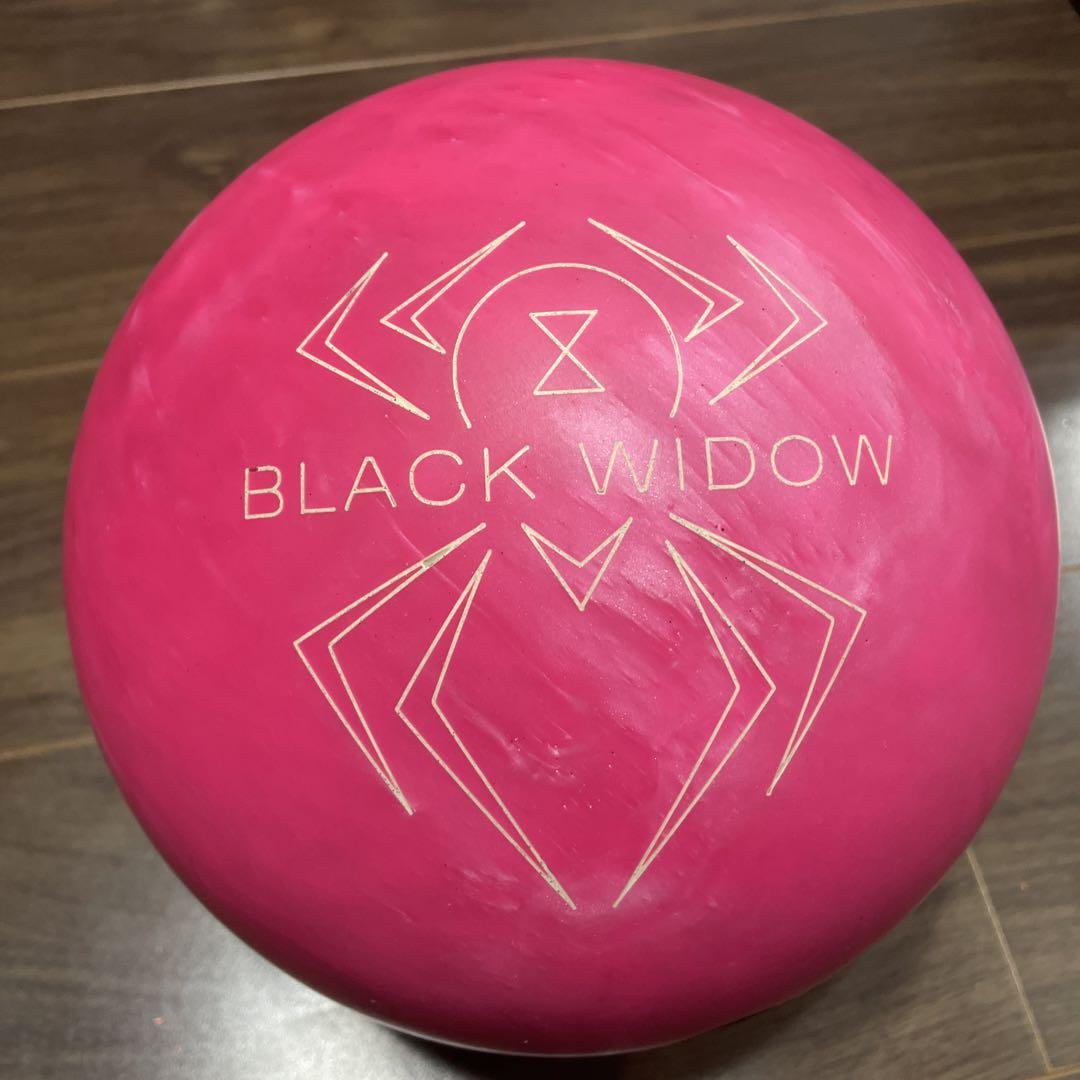 ブラックウィドーピンクパールウレタン 14P ボウリング ボール
