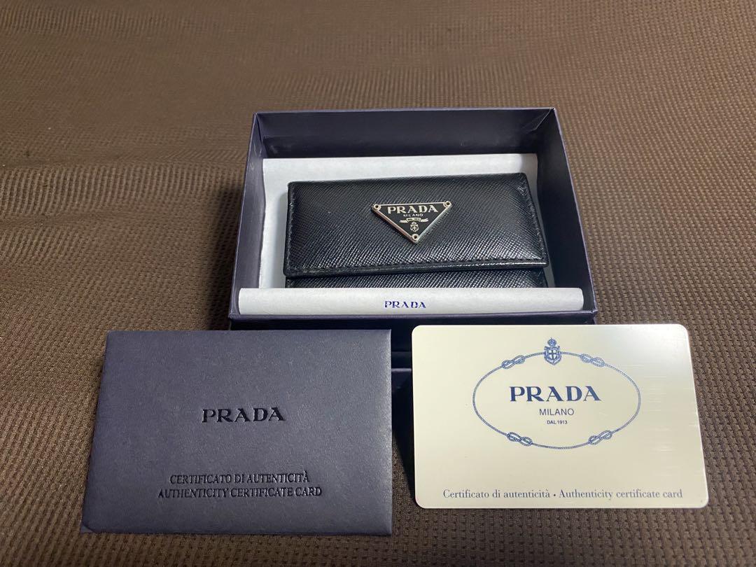 PRADA キーケース サフィアーノレザー （即納！最大半額！ すぐ