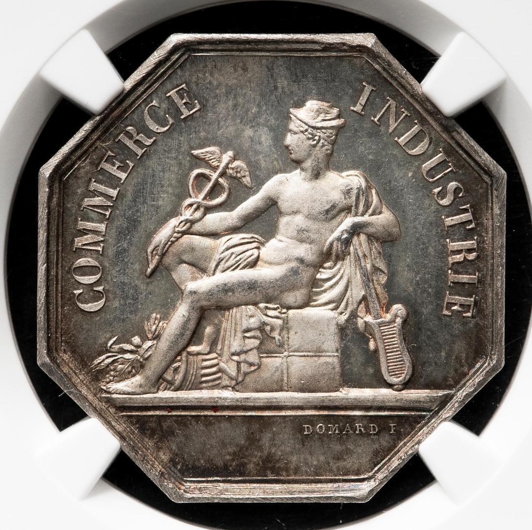 超希少 美トーン NGC-MS64 ルイ・フィリップ 1836　銀貨 超希少 美トーン NGC-MS64 ルイ・フィリップ 1836 銀貨（世界の