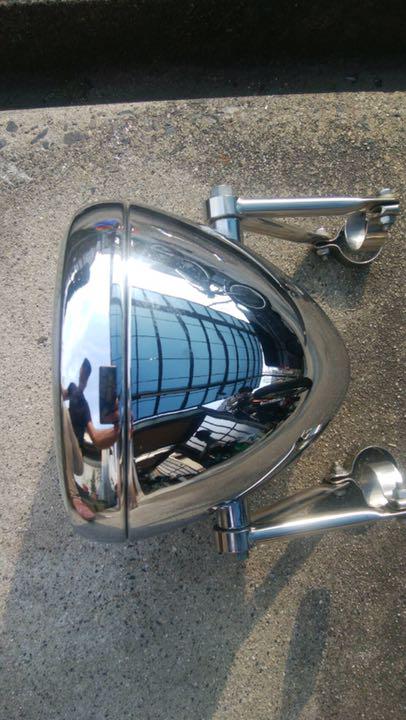 ヘッドライト(SR400砲丸型) SR400】砲弾型ビンテージヘッドライトの通販 by YUTTA3's shop