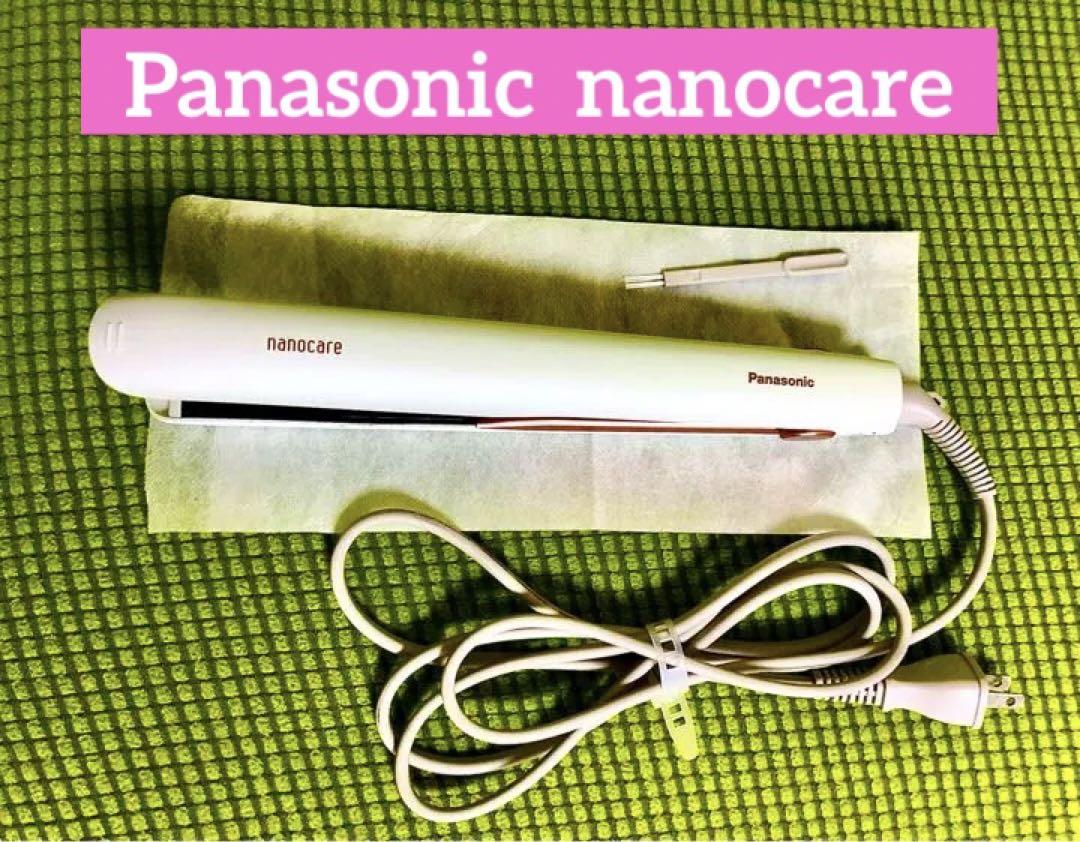 Panasonic 】ヘアアイロン ナノケア EH-HSOE 白 （パナソニック