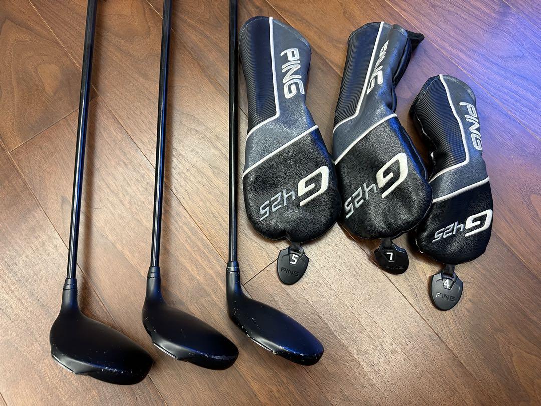 ping 5番、7番ウッド、4番ユーティリティ セット売り（4番ウッド