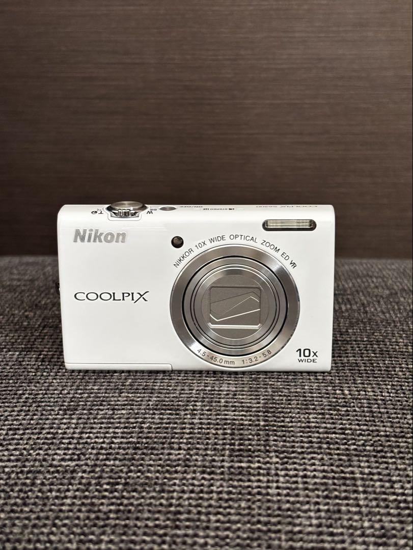 美品】Nikon COOLPIX S6200 ホワイト（中古】 しょっぱくっ 美品