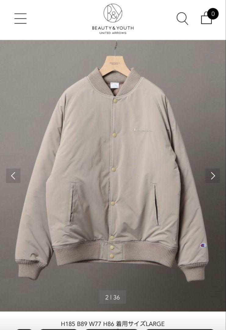 BEAUTY & YOUTH UNITED ARROWS スタジャン Lサイズ HI―LINE RICH スタンドフォールカラー コート