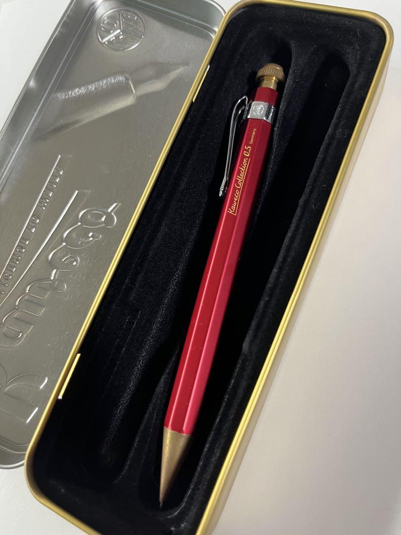 KAWECOコレクション レッド 0.5 ケース・銀クリップ付き Amazon | KAWECO 復刻 限定 ボールペン 0.5mm【スペシャルレッド