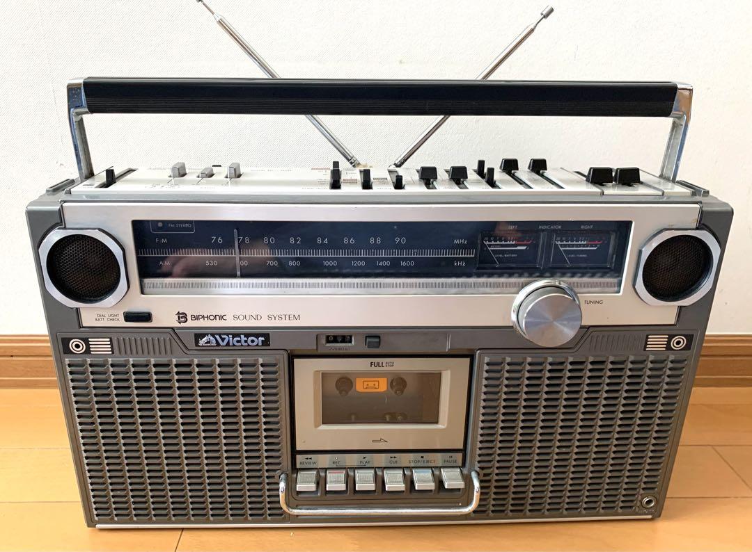 Victor ビクター RC-828Ⅱ ステレオ ラジオ カセット レコーダー