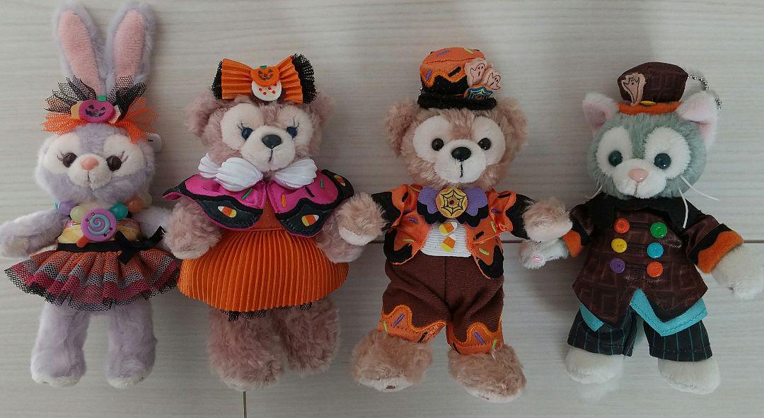 ダッフィー   ハロウィンぬいば　ストラップ 落ち着いた色合いがかわいい☆ダッフィーのハロウィーン2015