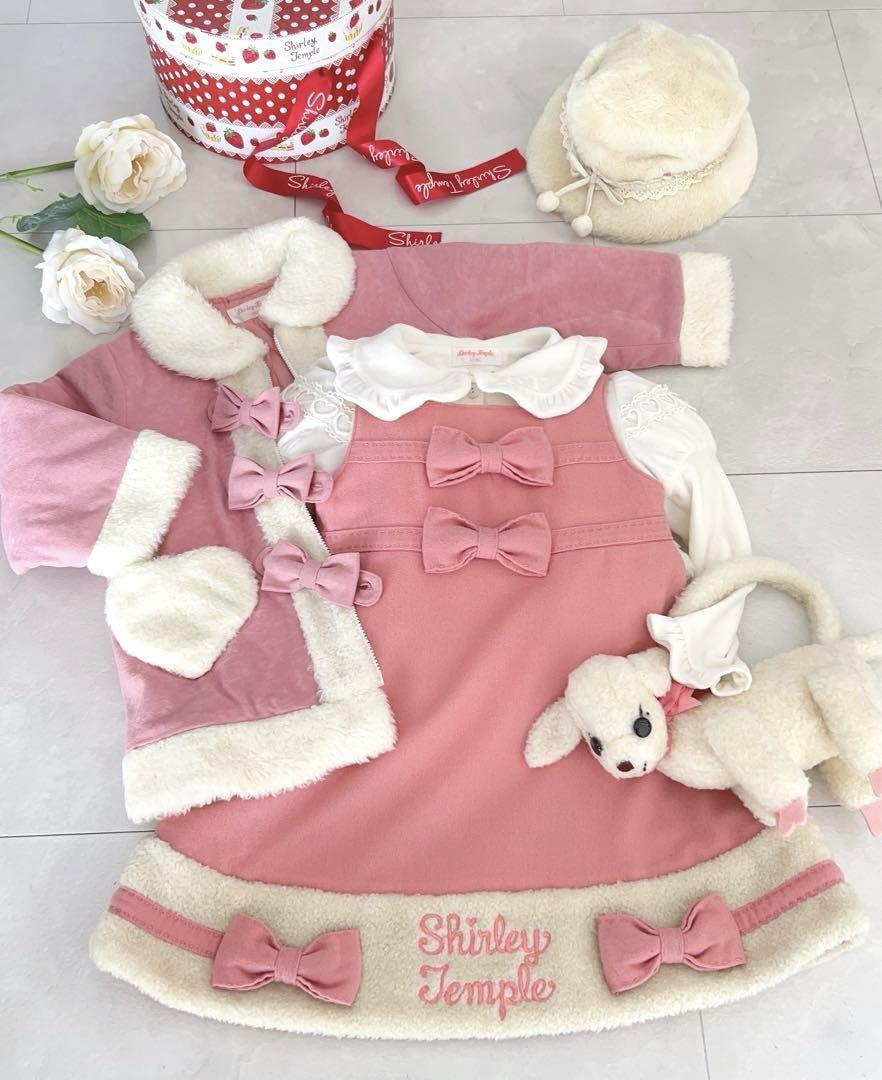 ♡790♡シャーリーテンプル♡ハート♡ボアバルーン風JSKセット♪♡120cm♡ 新品⭐シャーリーテンプル 120 - メルカリ