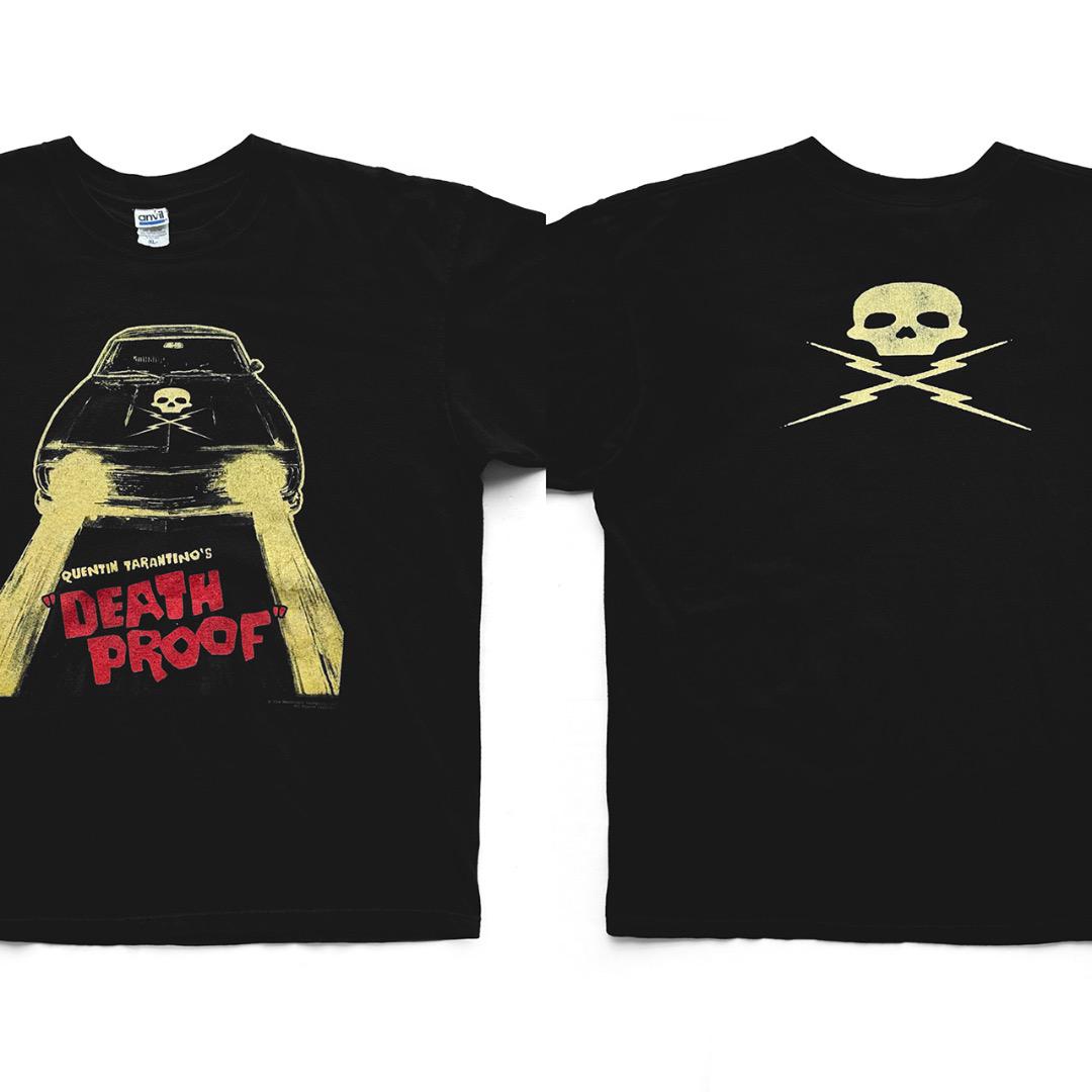 タランティーノ監督作 ｜00sヴィンテージ Death Proof Tシャツ 00s GRINDHOUSE PLANET TERROR DEATH PROOF Tシャツ Lサイズ
