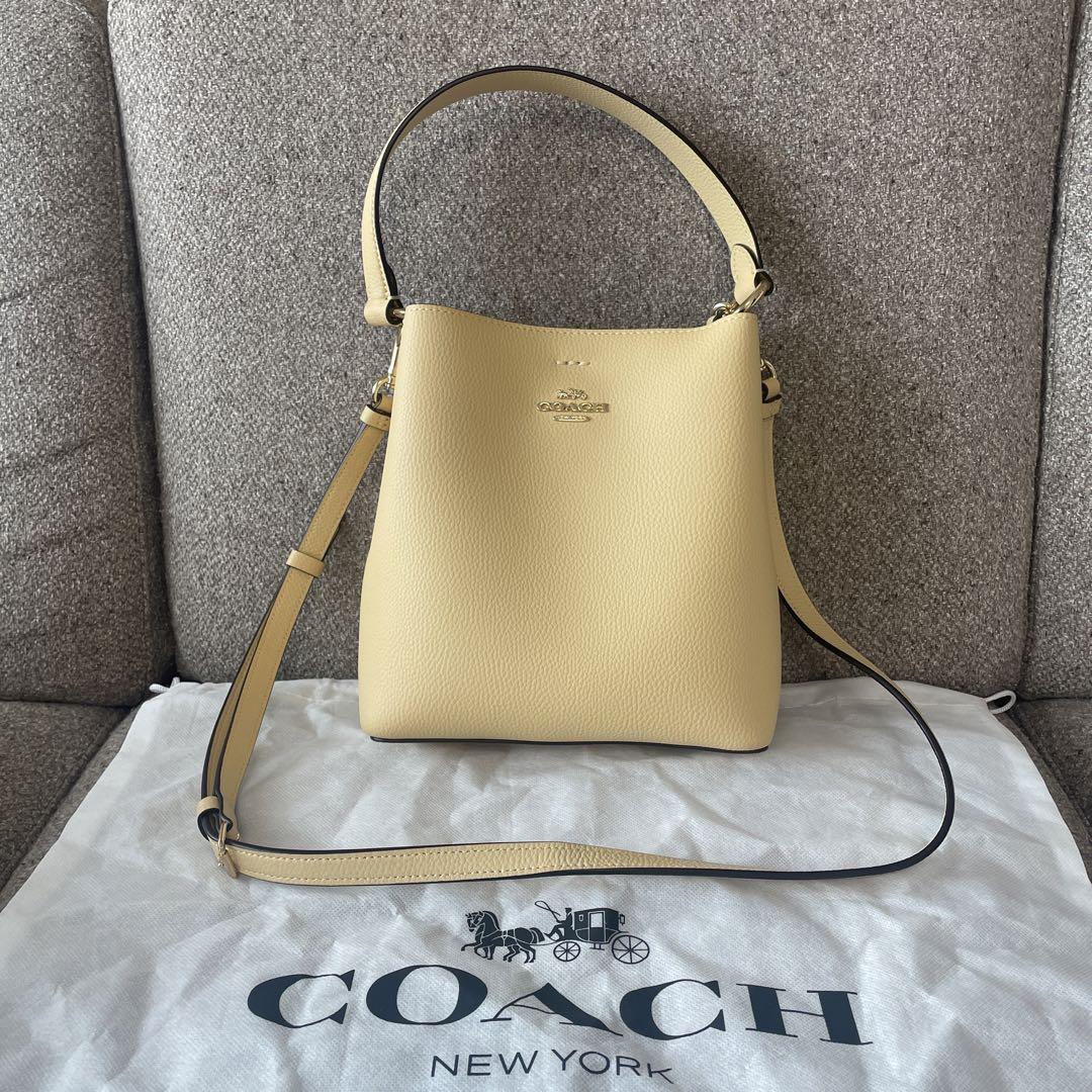 【COACH】スモールタウン バケット2wayバッグ 1011 ストロベリー COACH(コーチ) ハンドバッグ美品 スモール タウン バケット