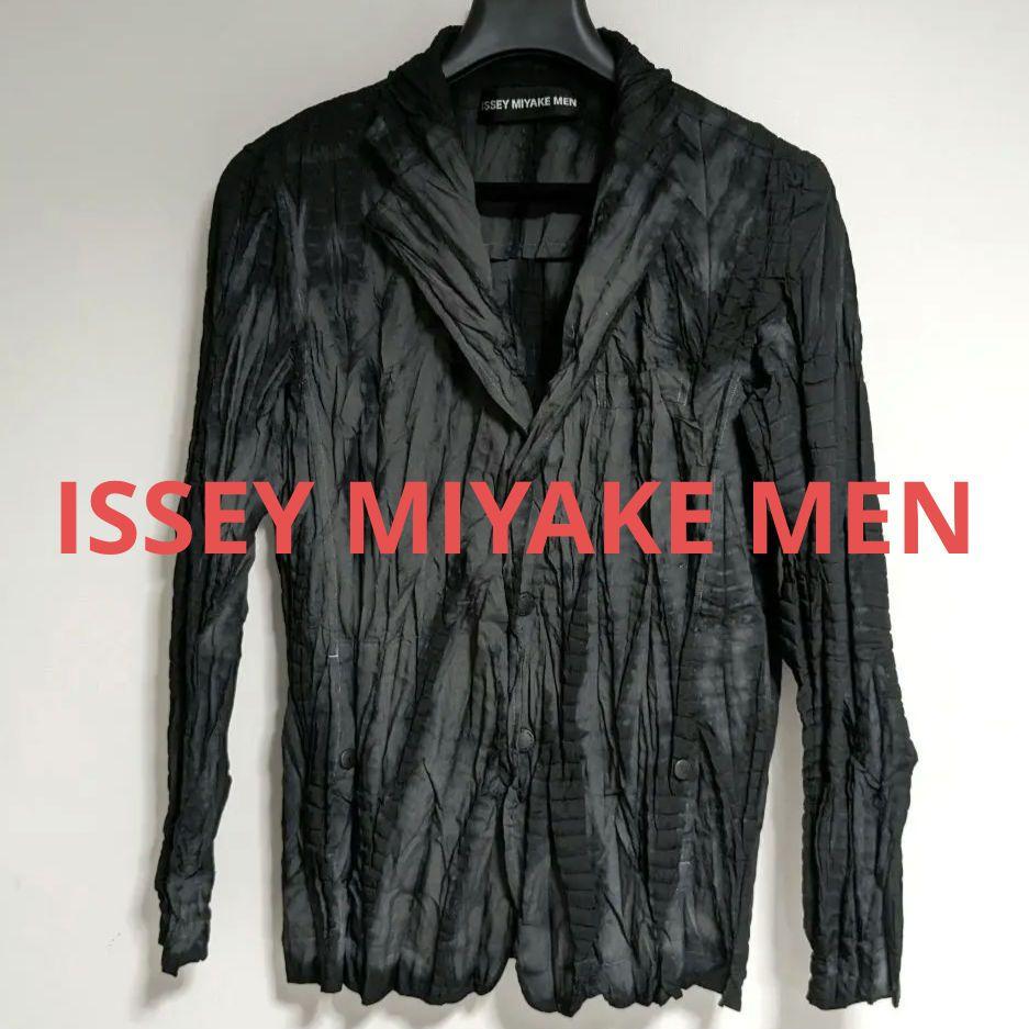ISSEY MIYAKE MEN シワ加工プリーツジャケット イッセイミヤケ