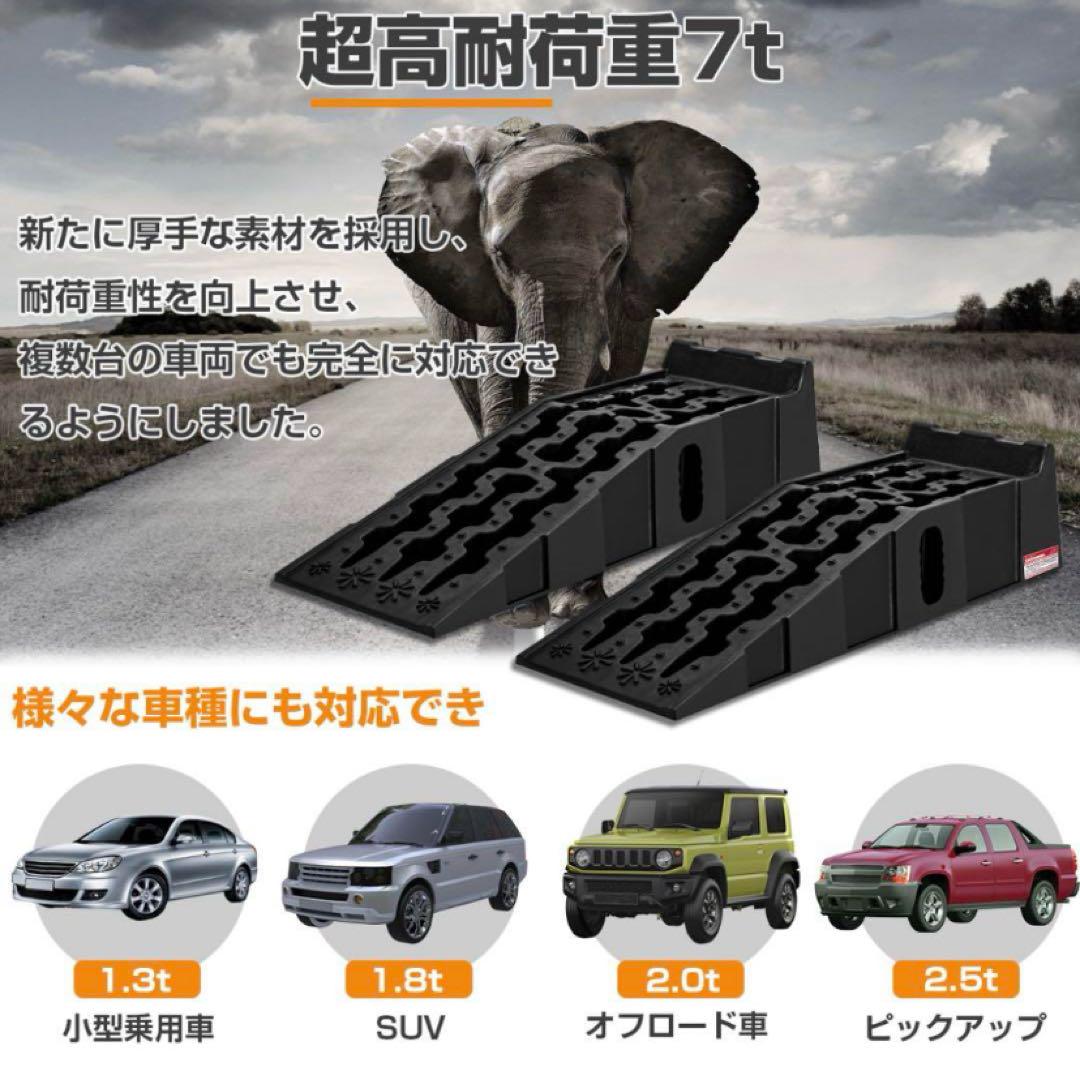カースロープ 耐荷重7t 分割式 大型車対応（Amazon | カー