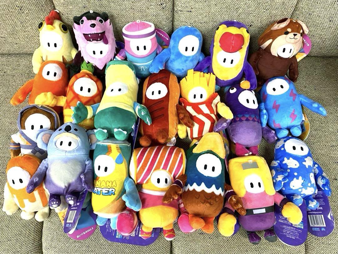 Fall Guys フォールガイズ ぬいぐるみ 21体セット 未使用品 タグ付き Fall Guys フォールガイズ ぬいぐるみ 21体セット 未使用品 タグ