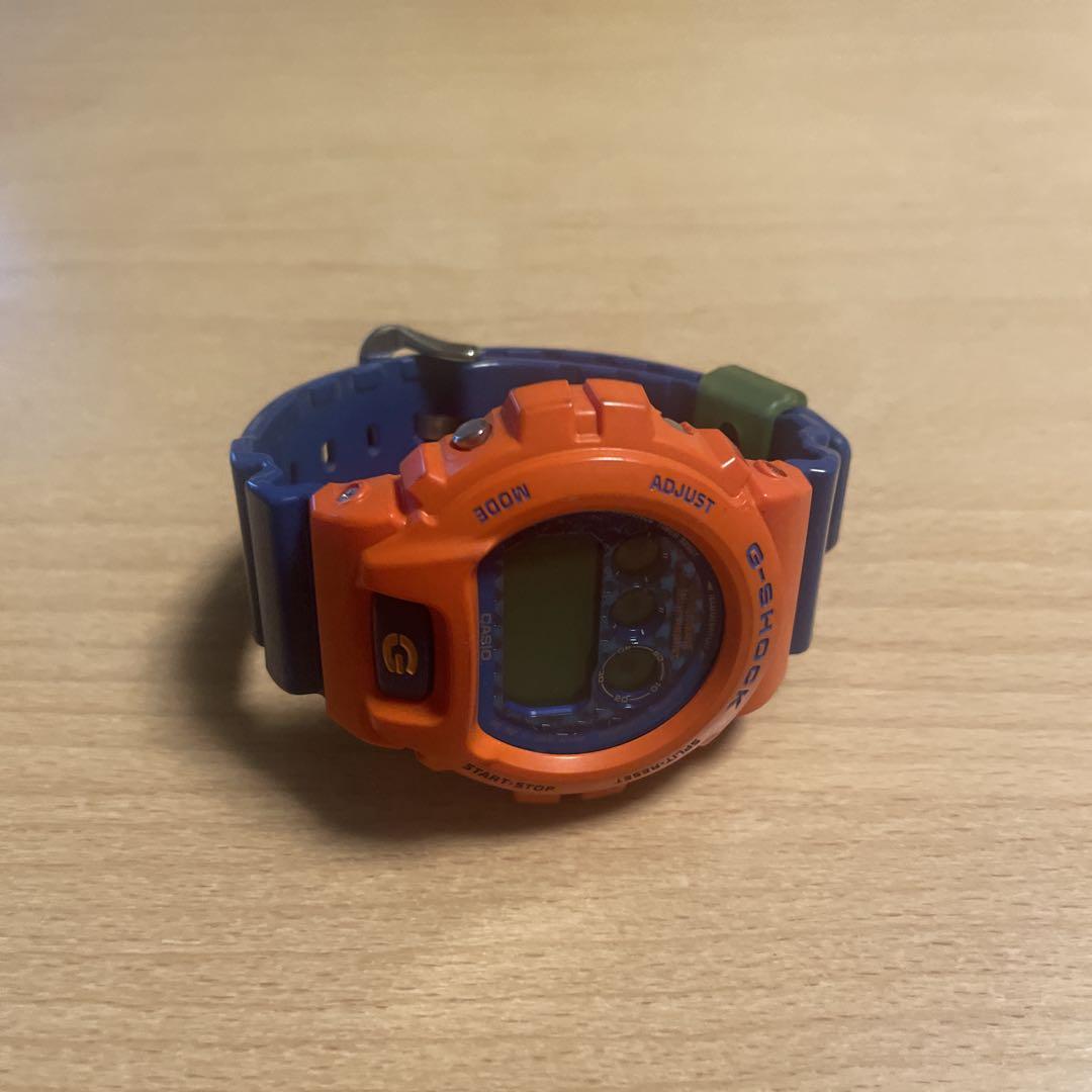 美品　動作確認済G-SHOCK デジタル時計 青/オレンジ Amazon.co.jp: Gショック カシオ G-shock CASIO 腕時計