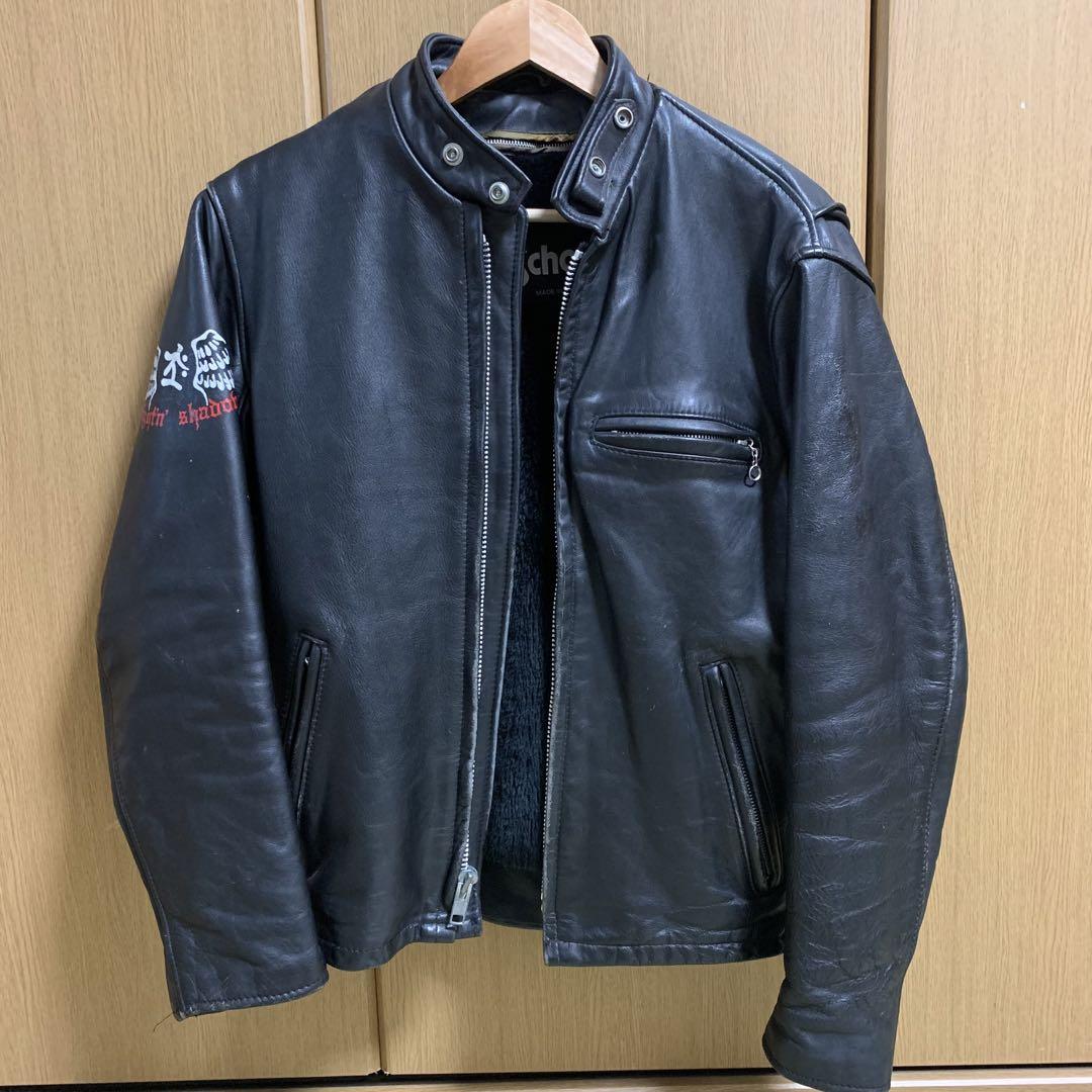★J★美品　ショット　スタンドカラーシングルライダース　641 Amazon | [ショット] SCHOTT 641 スタンドカラーシングル