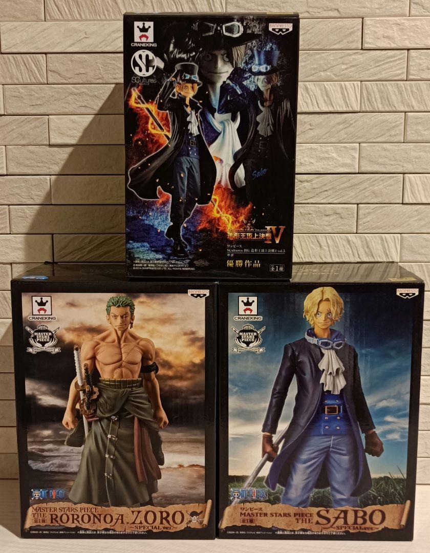 ワンピース フィギュアセット ルフィ サボ ゾロ ワンピース フィギュア ゾロ サボ (東ハ:【バンプレスト