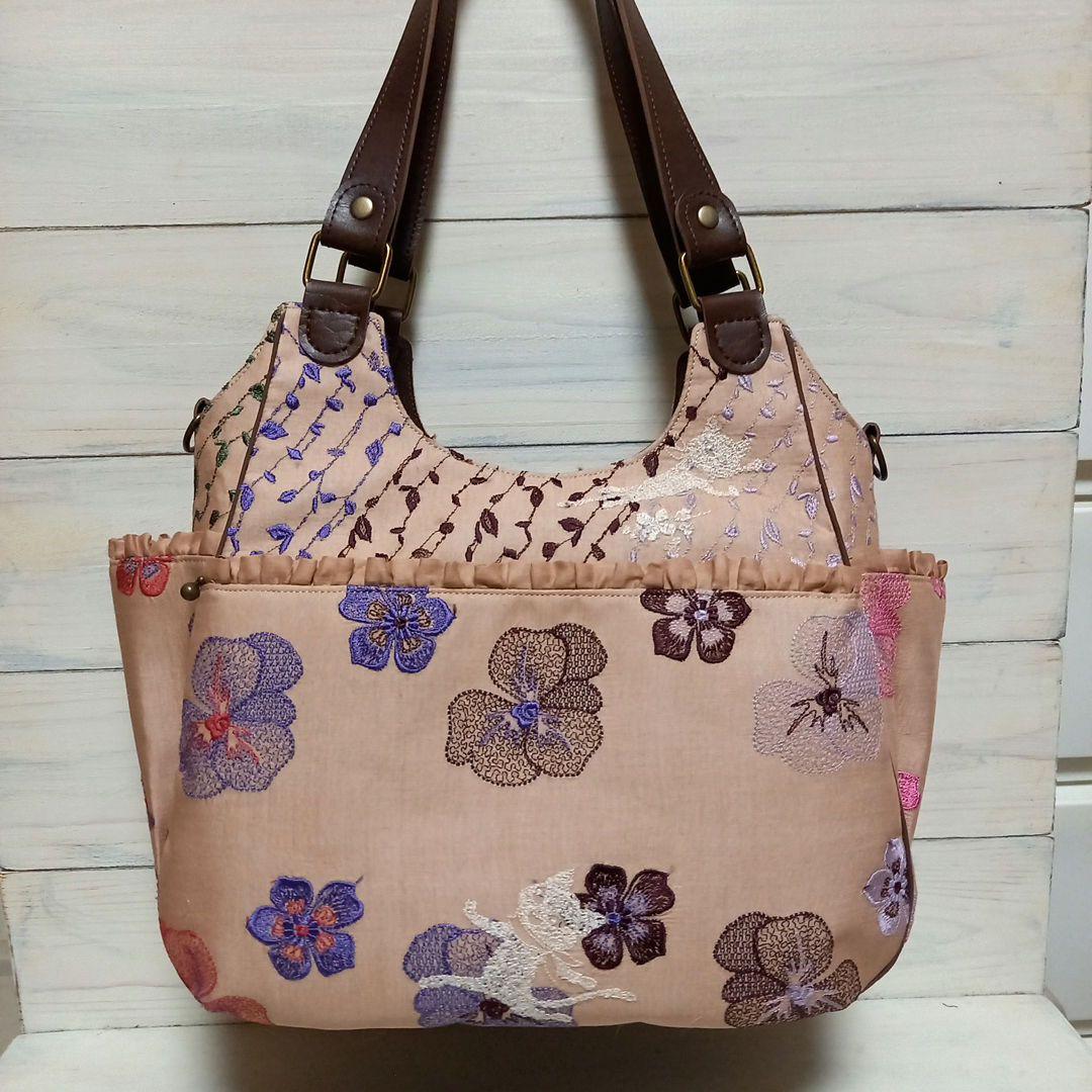 クロッチくん*バック*ハンドメイド （K43 pjc 草花クロッチくん