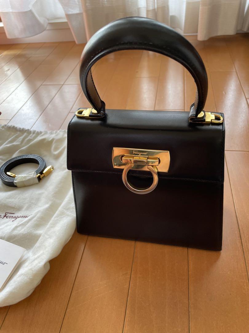 【美品】フェラガモ ハンドバッグ ガンチーニ ハラコ ブラック レザー 楽天市場】【バッグ】Salvatore Ferragamo サルヴァトーレ
