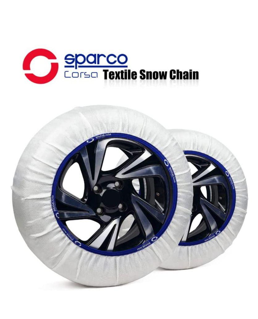 sparco 布 タイヤ チェーン スノーソックス XXL 非金属 欧州製