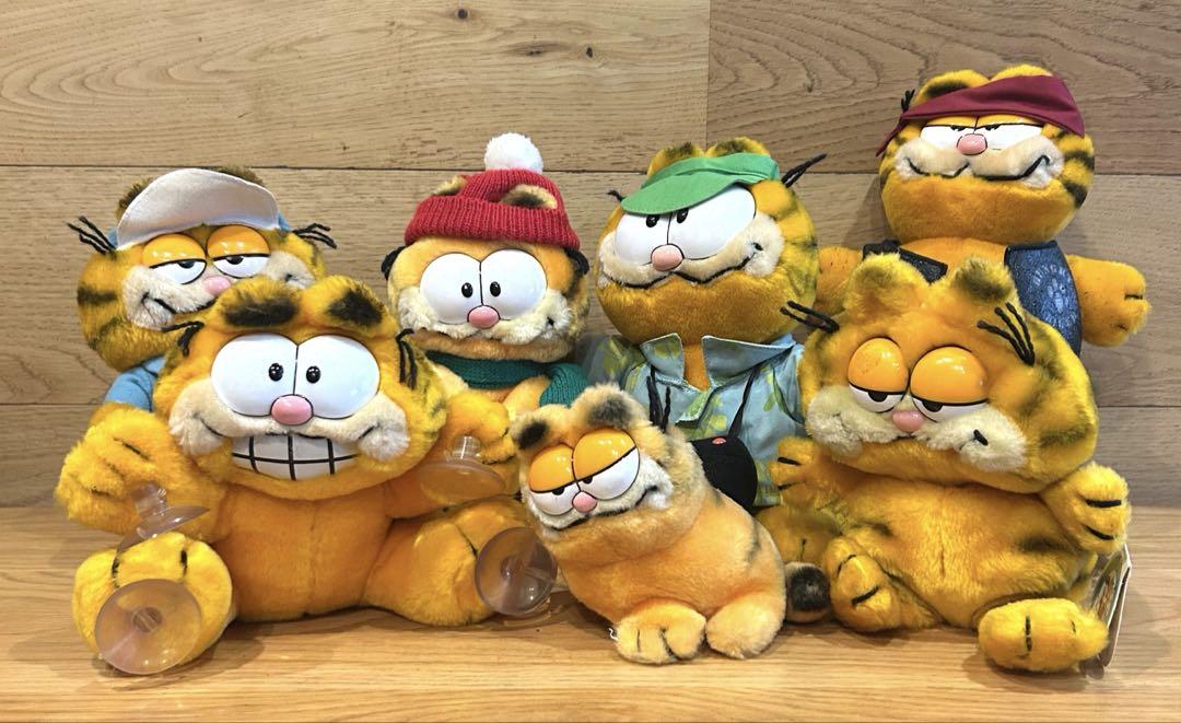 7点set ガーフィールド ぬいぐるみ ビンテージ タグ付き