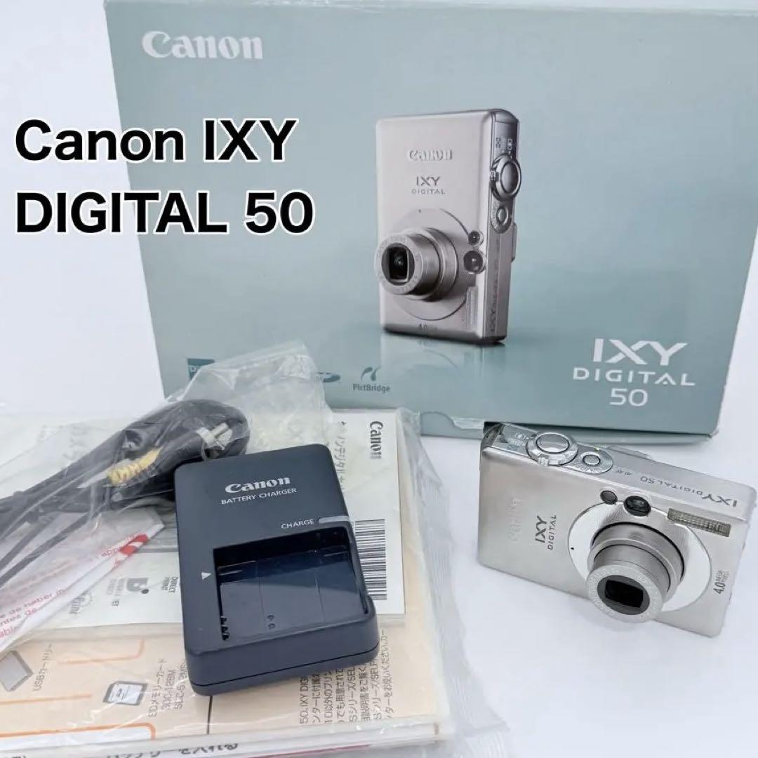 Canon IXY DIGITAL 50 付属品 SDカード付き 動作確認OK