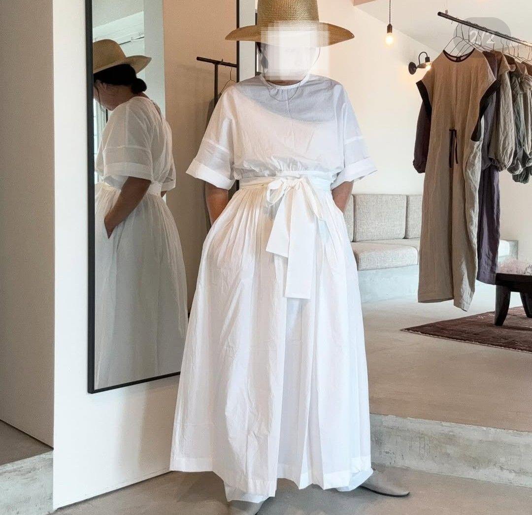 ito fukuoka ワンピース ito fukuoka ホワイト ロングワンピース バックオープン（ito