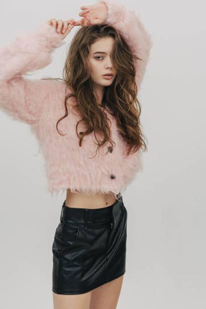 ジャケット・アウター THE TOE Westminster shaggy cardigan THE TOE】WESTMINSTER SHAGGY CARDIGAN （THE TOE】WESTMINSTER