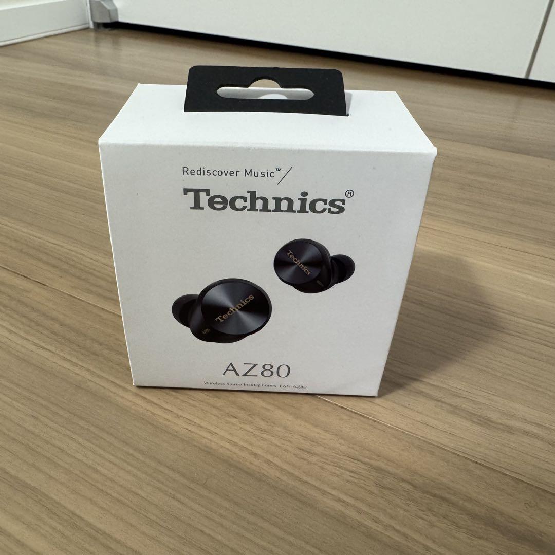 【値下げ】Technics AZ80 ワイヤレスイヤホン ブラック レンタル] パナソニック Technics EAH-AZ80 フルワイヤレス