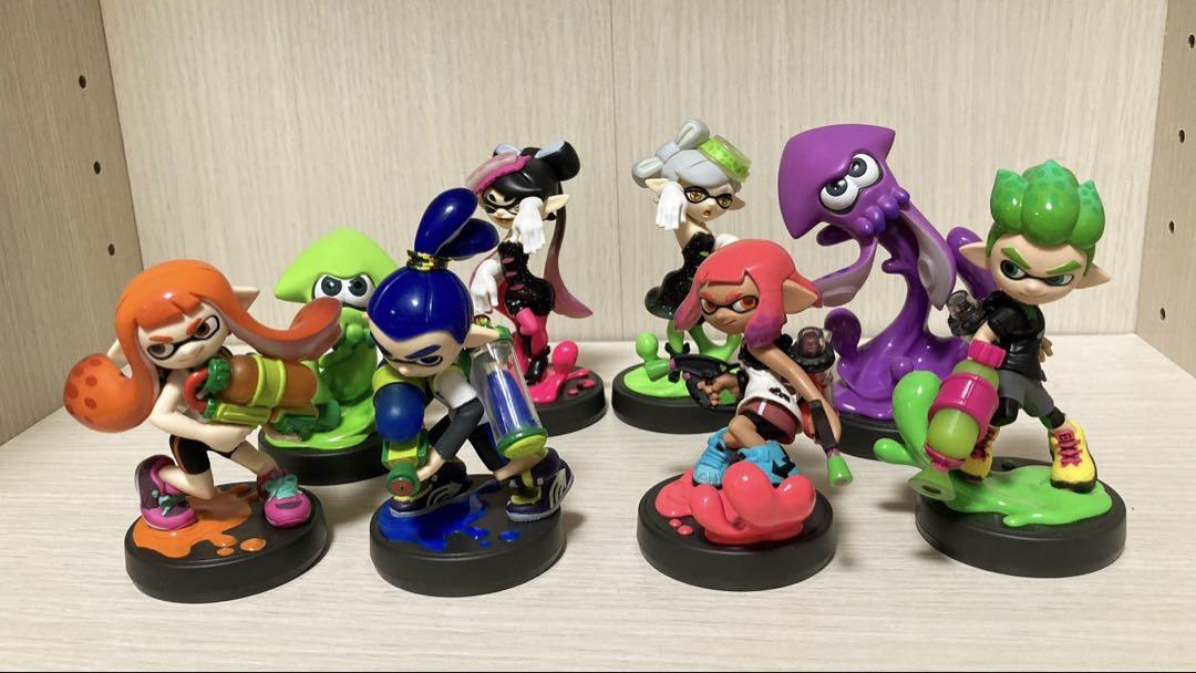 スプラトゥーン amiibo 8体セット （amiibo シオカラーズセット