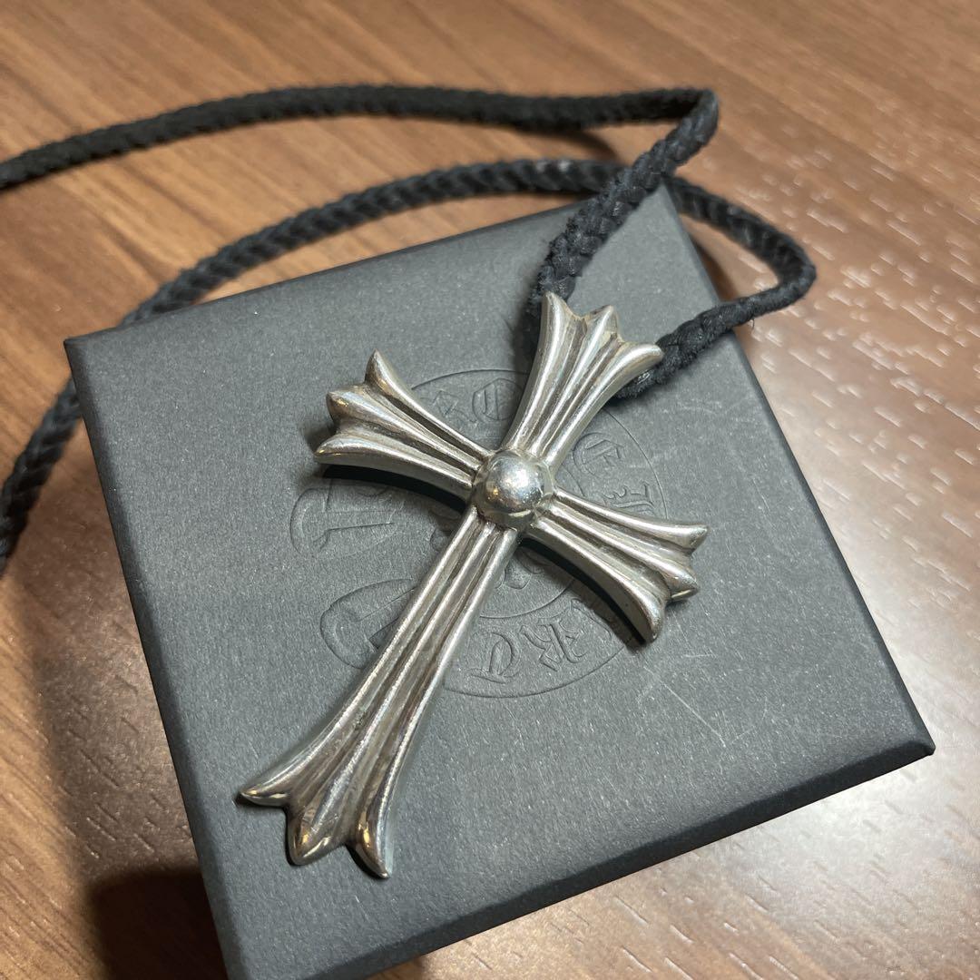 CHROME HEARTS CH CRS LG ラージクロス クロムハーツラージCHクロス キーリング with ダガー|クロム