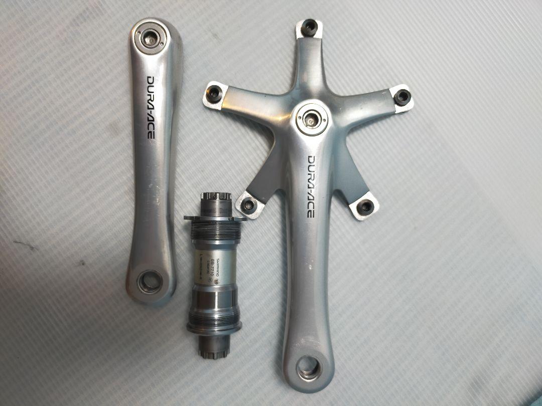 シマノ クランク BB NJS 7710 美品（SHIMANOクランクセット DURA