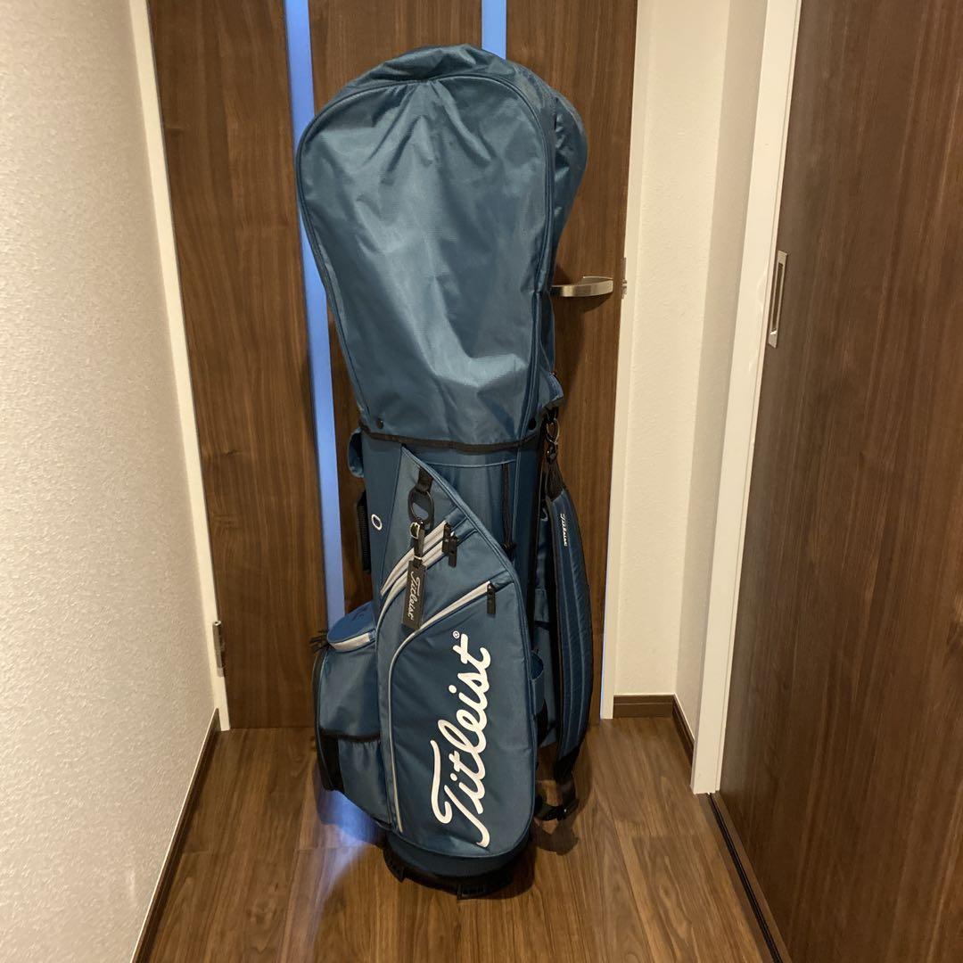 超美品14分割　タイトリストキャディバッグ バルティックグリーン×クールグレー 超美品14分割 タイトリストキャディバッグ バルティックグリーン