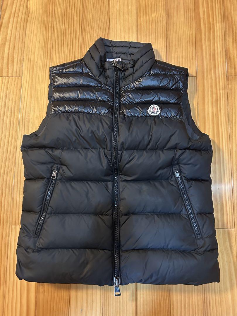 【最終値下げ‼️】モンクレール　ダウンベスト　00 モンクレール MONCLER ダウンベスト サイズ0 ブラック メンズ