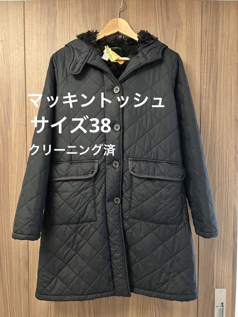 マッキントッシュ キルティングコート38 キルティングタフタフーデットショートコート(コート