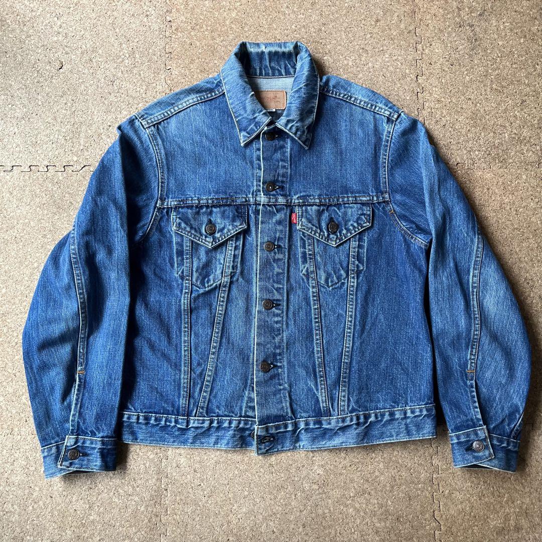 ビンテージ70s【Levi's70505-0217デニムGジャン】44布ケアタグ ビンテージ70s【Levi's70505-0217デニムGジャン】44布ケアタグ