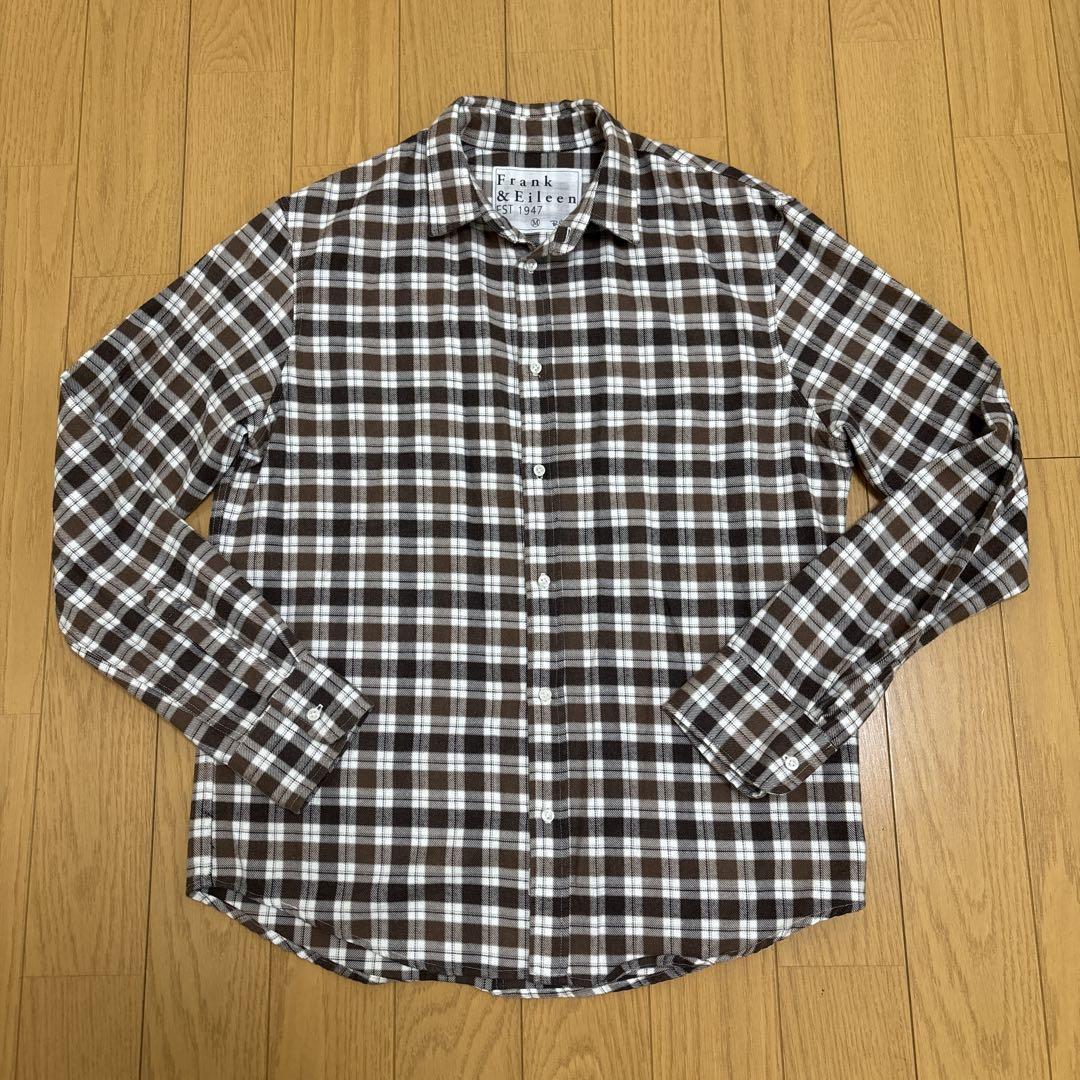 Frank&amp;Eileen - 美品 ☆フランクアンドアイリーン ロンハーマン別注 スキッパー 美品✨フランクアンドアイリーン×ロンハーマン リネン100