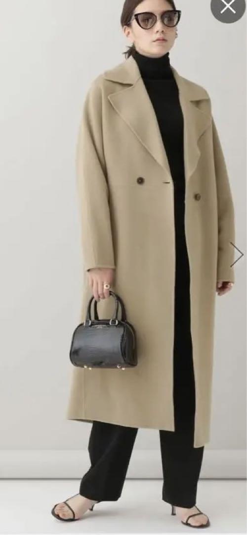 極美品　Curensology MANTECO リバーコート　黒　22AW Curensologyマンテコリバーコート （極美品Curensology MANTECO