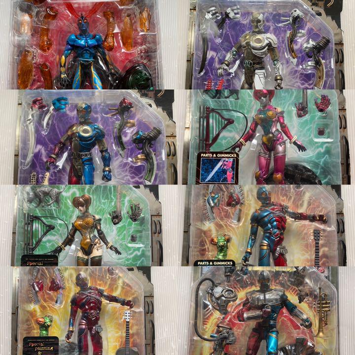 キカイダー 8体セット （本体のみ S.I.C. キカイダー シリーズ