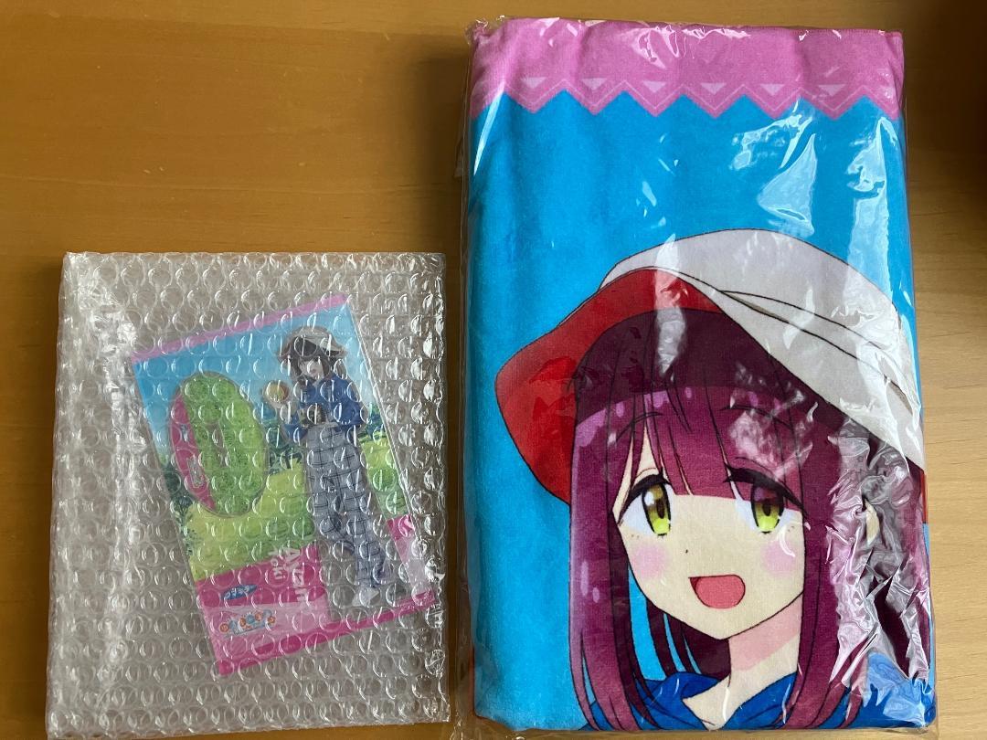 ゆるキャン△フマキラー　バスタオル、アクリルスタンド ゆるキャン△ × フマキラー オリジナルバスタオル＆アクリル